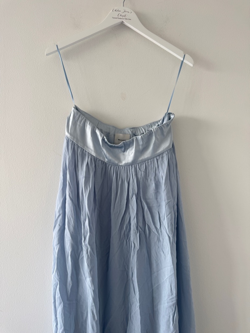 REFORMATION Maribelle Dress in Mineral 6 - Picture 6 of 9